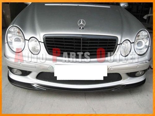 GH Labio delantero de fibra de carbono con difusor para 2003-2005 M-BENZ W211 E55 Sedán solamente - Imagen 2 de 3
