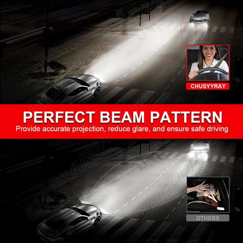 FOR Ford F1 1948 1949 1950 1951 1952 Pair 7" Inch Round LED Headlights DOT NEW - Picture 16 of 18