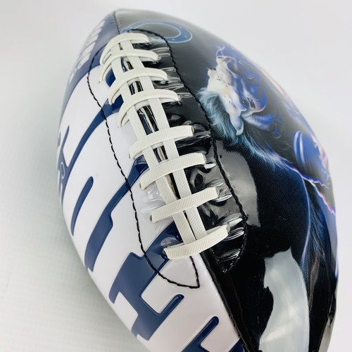 Balón de fútbol americano Indianapolis Colts 2003 patente cuero NFL - Imagen 7 de 12