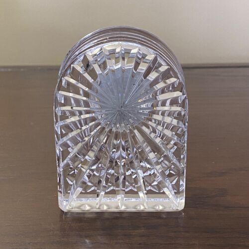 Orologio Waterford Ireland 3,5" Cupola Cristallo ~ Firmato ~ Funzionante con Batteria Nuova - Foto 7 di 14