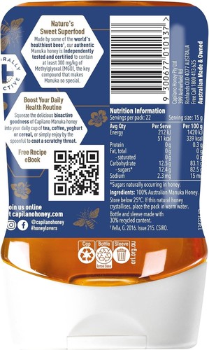 Active Manuka Honey, 100% Pure Australian Honey, Premium Honey, MGO300+, 340G - Picture 8 of 13