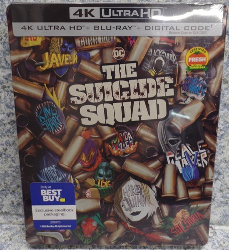 4K Ultra HD + BLU-RAY The Suicide Squad BLU-RAY Steelbook Best Buy Exclusive NEW