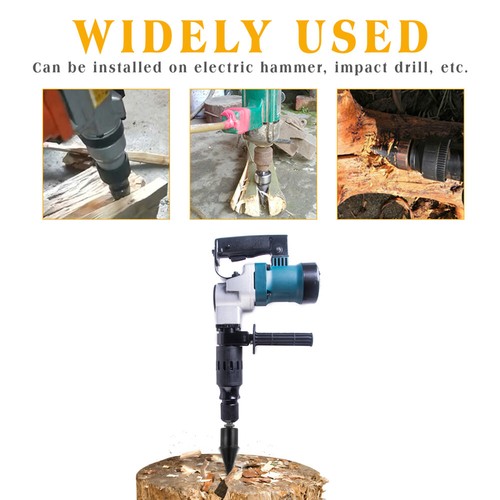 Electric Drill Bit Splitting Tool Bits Hexagonal Wood for Tree Stump - Bild 4 von 12