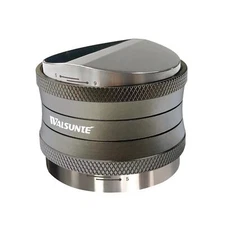 Professional Espresso Distribution Tool - Adjustable Depth and Dual Head Coff...