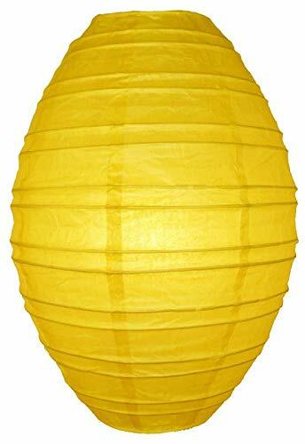 Quasimoon Yellow Kawaii Paper Lantern by PaperLanternStore - Picture 2 of 4