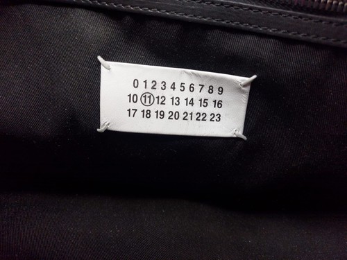 MAISON MARTIN MARGIELA Black Leather Work Bag RRP £1100 - Picture 15 of 19