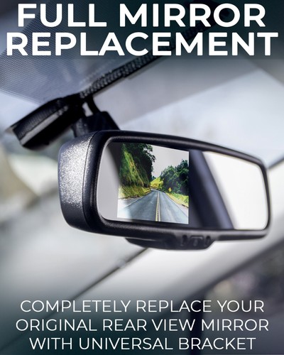 Master Tailgaters OEM Rear View Mirror with 4.3" LCD w/ Temperature & Compass - Picture 5 of 9