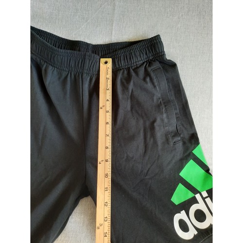 Adidas Herren Medium drei Streifen Logo Kordelzug elastische Taille Jogginghose unbedruckt - Bild 4 von 7
