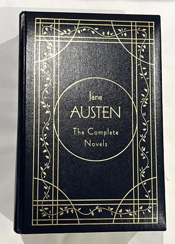 Jane Austen The Complete Novels Gramercy Books Padded Leather Cover Gilt Edges