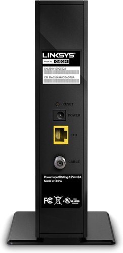 Linksys -DOCSIS 3.0 cable Modem Model CM3024 - Picture 2 of 2