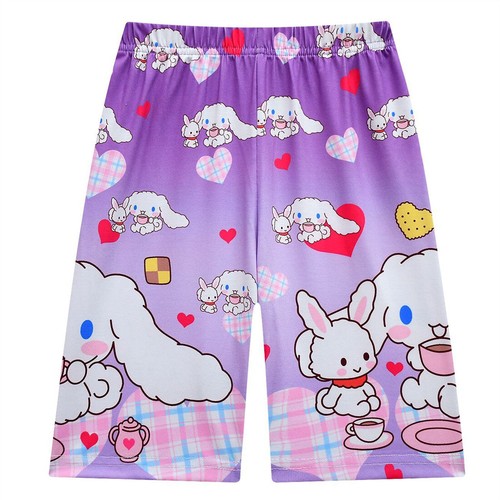 Cinnamon dog 3-10-year-old girls' sleepwear set, boys' short sleeved casual set - Picture 11 of 26