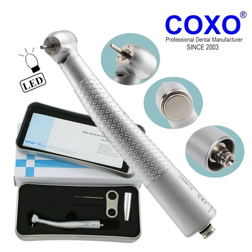 Pieza de mano dental (fibra óptica) de alta velocidad apta para acoplador NSK (LED) 4/6 orificios BJ - Imagen 28 de 37