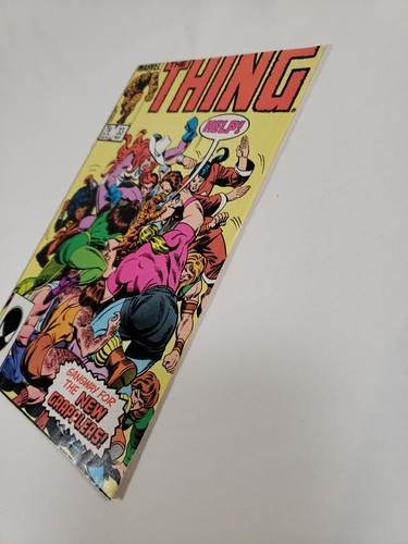 The Thing #33 March 1986 1st app. Battleaxe, Death of Titania Carlin Wilson - Picture 8 of 14