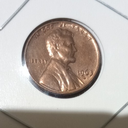 1963 D Lincoln Penny Multiple Errors - Bild 3 von 6