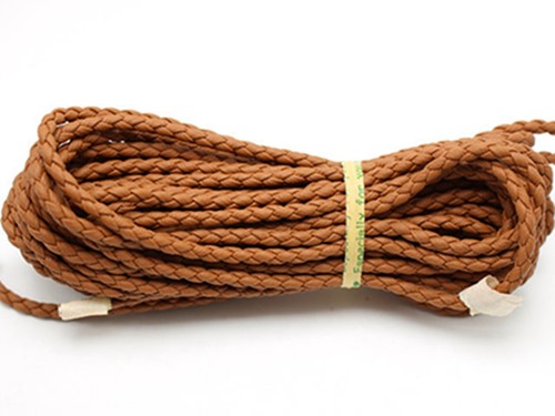 16.4 Feets Braided Bolo Leatheroid String Jewelry Cord 3mm Colour Choice - Picture 2 of 11