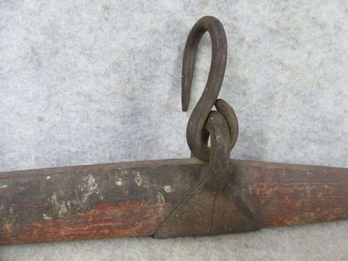 Antique Gambrel Hanging Butcher Shop Hunting Game Smoke Rack Meat Hook Stretcher - Picture 6 of 19