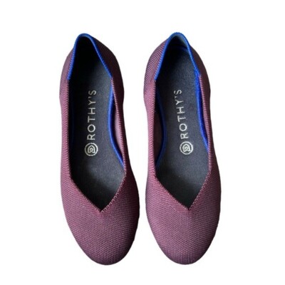 Clearance Rothys Size Rothy's The Flat Round Toe Slip On Shoe Sz - Main Image