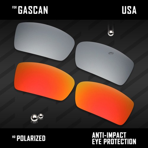 Anti Scratch Polarized Lot Replacement Lenses for-Oakley Gascan OO9014 Options - Picture 28 of 39