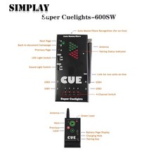 NEW Super Cuelights-600SW Presenter Remote 1 Receiver and 2 Transmitters