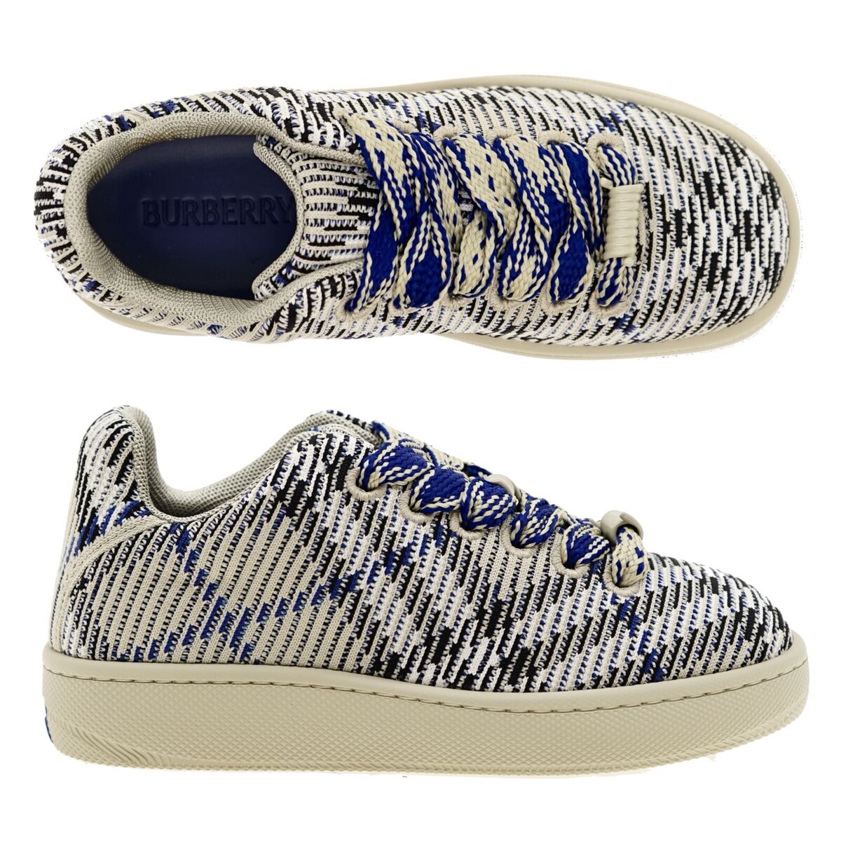 スニーカー Burberry Sneakers Burberry Knit Box Sneakers Woman Lichen Ip Check Size 38 New