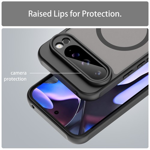 For Google Pixel 9A/9/9Pro/9Pro XL Mag Safe Translucent Shockproof Rugged Case - 第 6/41 張圖片