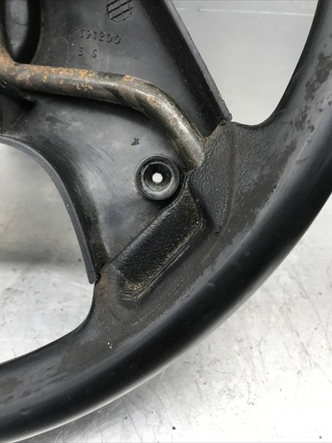 1987-1991 Ford Truck Bronco Steering Wheel 87-91 OEM Black F-150 F-250 F-350 - Picture 7 of 19