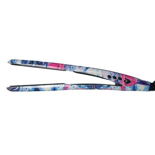 New BIO IONIC 10X Pro Styling Flat Iron 1" Painted Visions Limited Edition - Picture 3 of 8