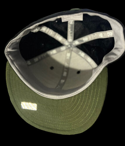 NEW ERA Boston Red Sox 59Fifty Black Camo Fitted Hat NWOT Size 7 - Picture 5 of 7