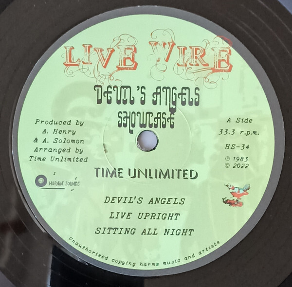 Time Unlimited (2) - Devil's Angels Showcase (LP) (Mint (M Time Unlimited (2) - Devil's Angels Showcase (LP) (Mint (M