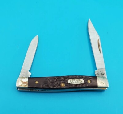 Case XX Senator Pen Knife Jigged Brown Delrin 6233 SS