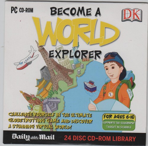 BECOME A WORLD EXPLORER – DK PROMO CD-ROM (2007) FOR AGES 6 TO 10 - 第 1/2 張圖片