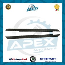 ALU RIFFELBLECH SCHWELLERSCHUTZ SET - SCHWARZ FÜR DEFENDER 90 - TEIL LR75B