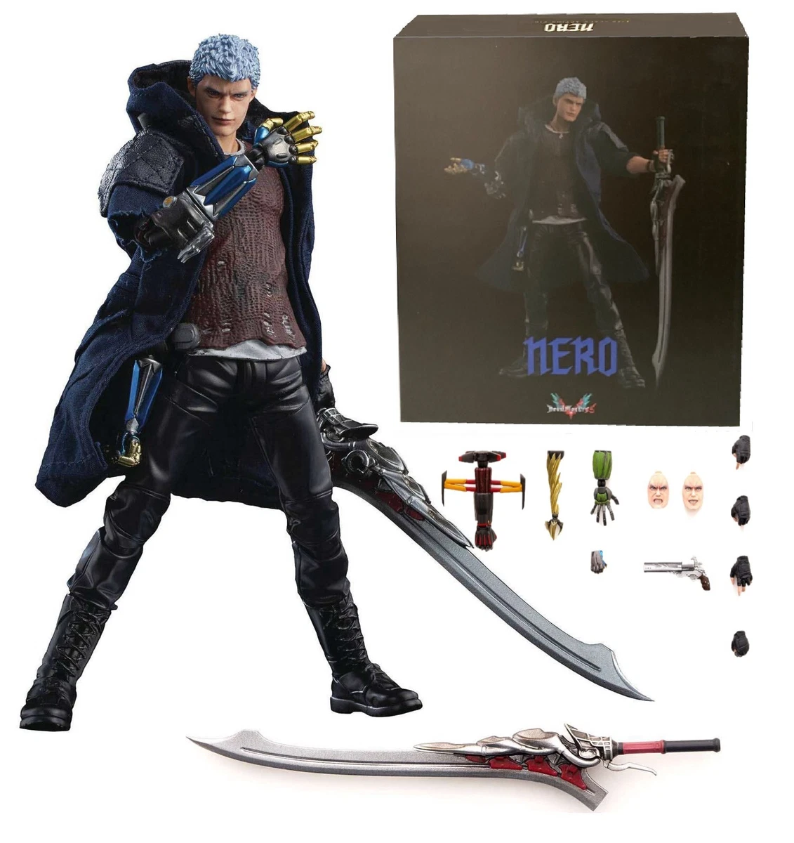 Devil May Cry 5 Nero 1/12 Scale Figure 6.3 Inches Original 1000Toys New