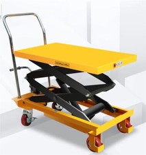 Mobile Manual Hydraulic Platform Truck Electric Lift Lifting Transportation