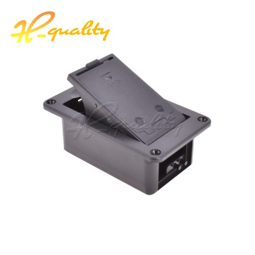 Plastic Black 9V LJ-05 Battery Holder for Active Guitar Case Bass empty Guitar - Picture 2 of 8