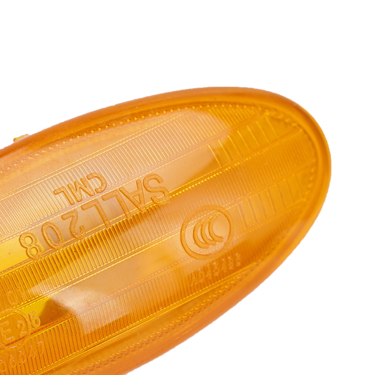 2X Amber Side Marker Lamp Turn Signal Light Housing for