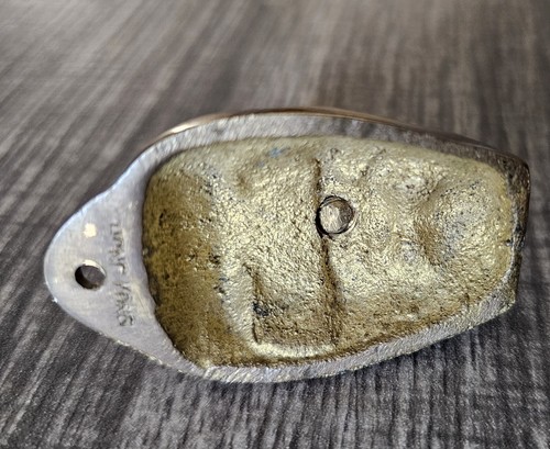 Japanische Tengu Langnasenmaske Messing Haken Theater Dämon Kabuki Vintage selten - Bild 6 von 8