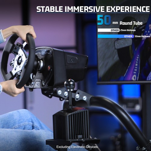Dardoo Sim Racing Cockpit avec siège Fit Logitech G920 G29 GPRO Thrustmaster Xbox - Photo 39/43