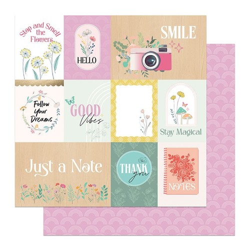PhotoPlay Papier - Wildblumenträume 12x12 Sammlung Pack Kit Papiere + Sticker - Bild 3 von 3