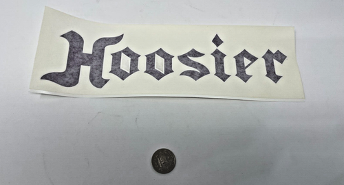 Hoosier Tire Die Cut Purple Decal - Picture 1 of 2