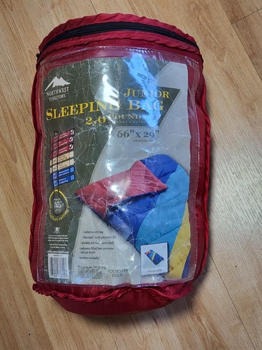 Northwest Territory Junior's Sleeping Bag 66" × 29" Down to 45 Degrees - Afbeelding 5 van 5
