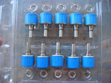 LOT of (3) 5K 2W 10-Turn Pots, made by BOURNS # 3541H-520-502L -- New and Unused