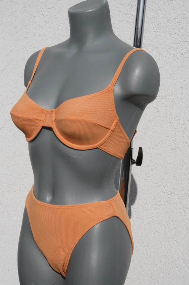 Saison-2023/24 360158 Debenhams Marken Bügel Bikini und Slip LACHS 36 CUP A/B - Bild 3 von 4