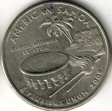 USA - 2009D - Washington ¼ $ - American Samoa - Rare - #12576