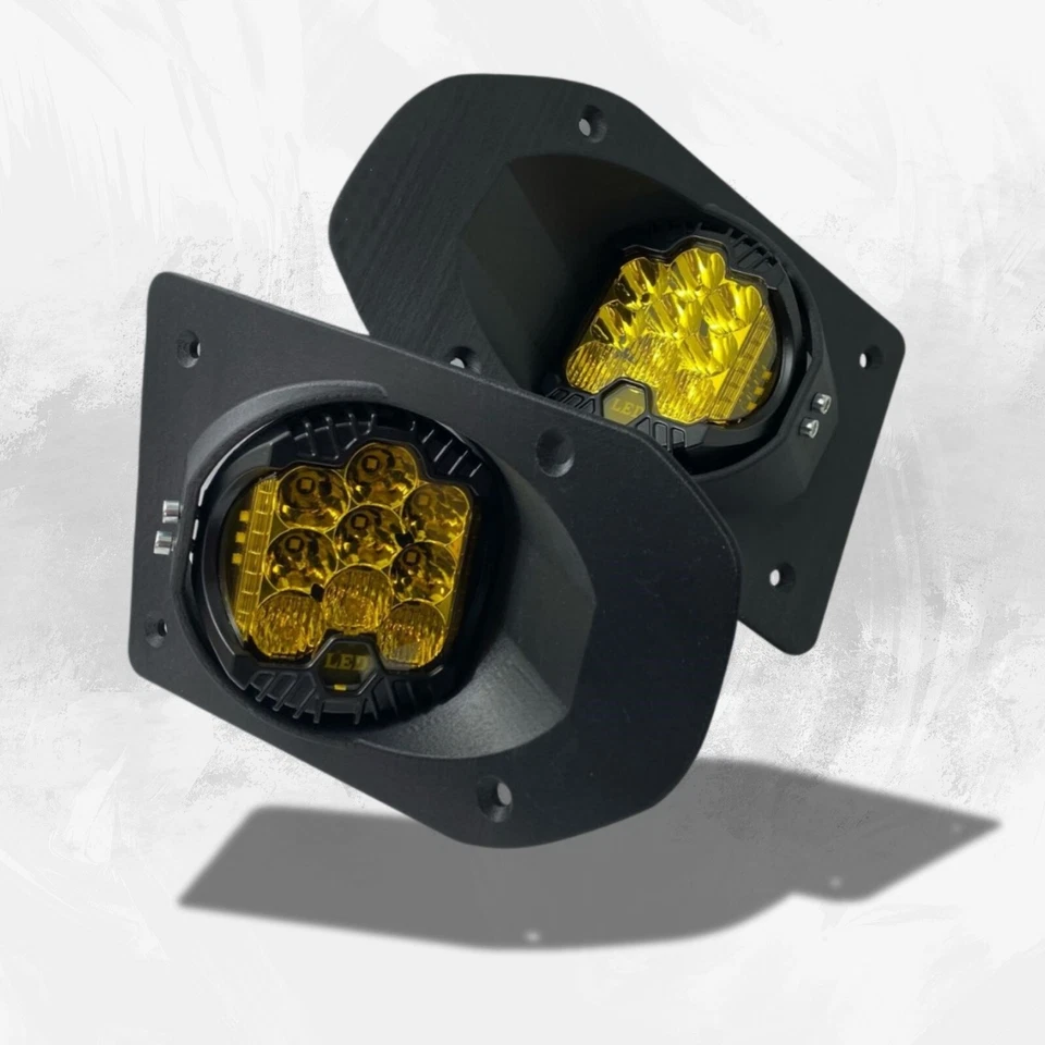 Soportes de luces antiniebla Toyota FJ Cruiser 07-14 | Se adapta a cápsulas redondas de 5" | Elimina el ala Foto 4 de 4