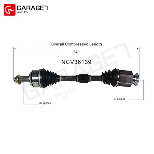 For 2016 2017 2018-2022 Honda HR-V 1.8L w/Auto CVT Front Right CV Axle Assembly - 第 2/9 張圖片