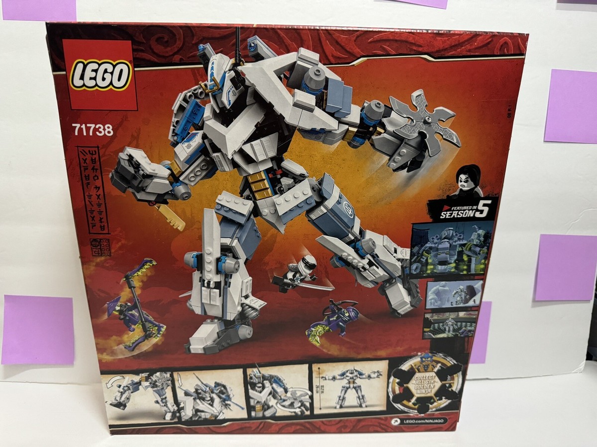 い LEGO NINJAGO: Zane's Titan Mech Battle 71738. GR5
