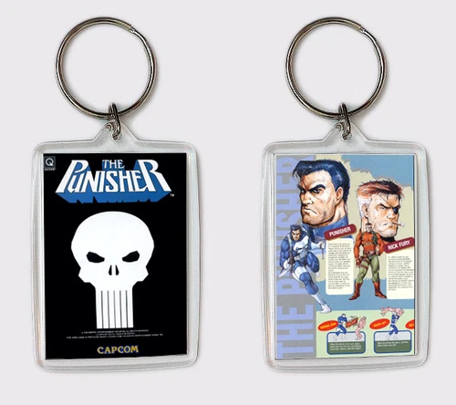 The Punisher Arcade Keychain