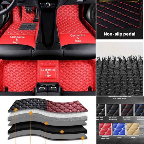 For Dodge RAM1500 Crew/Regular/Quad Cab Pickup Car Floor Mats Pu Leather Custom - Imagen 30 de 38