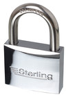 Burg-Wachter (Sterling) 40mm Marine Padlock Stainless Steel Shackle Silver Keyed